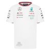 Mercedes Racing F1 Team Round Neck Shirt 2024 White