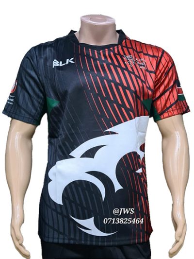 Kenya Rugby Jersey Black BLK