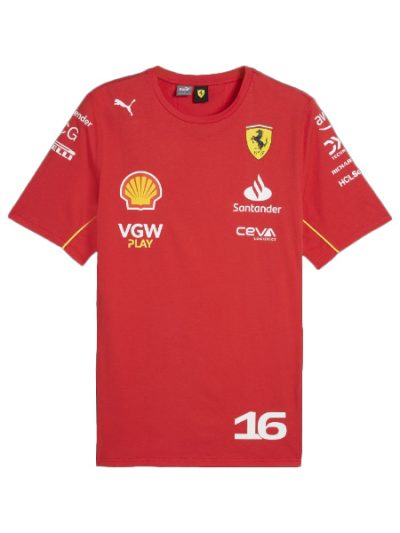 Scuderia Ferrari F1 Team Round neck Shirt 2024