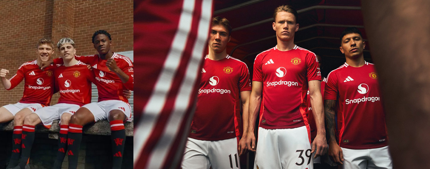 Manchester United Season 24-25 Jerseys Banner