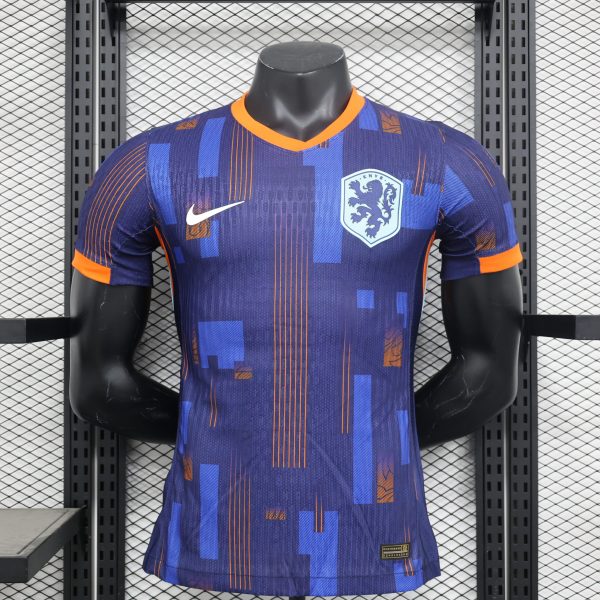 Netherlands Euro 24 Away Jersey Players Kit