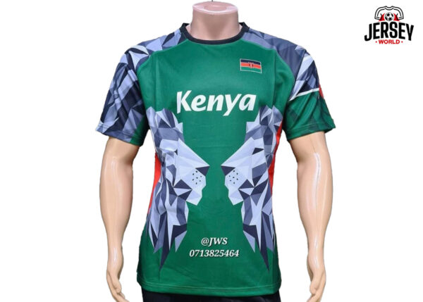 Authentic Kenya Rugby jersey-Green