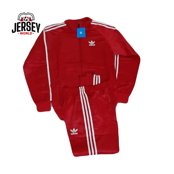 Adidas Tracksuit Red And White