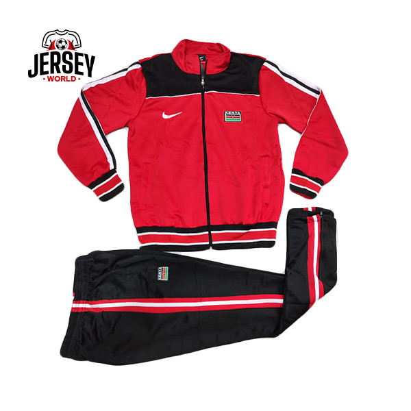 Kenya National Team Tracksuit Red & Black