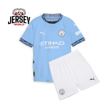 Man City 24/25 Kids Home Kit