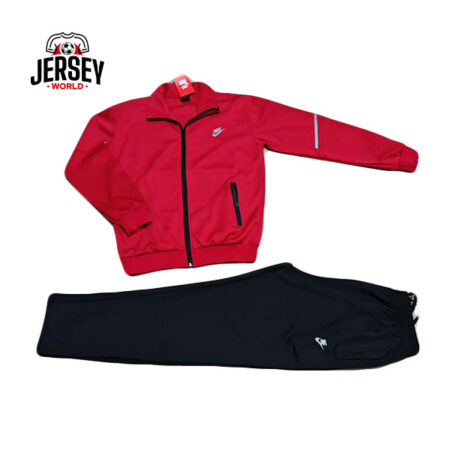 Nike Tracksuit Solid Red And Black