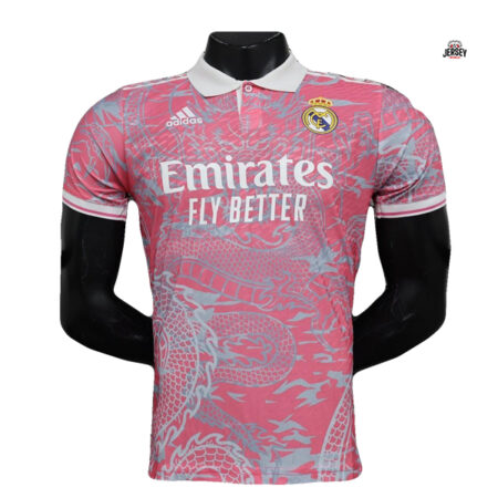 Real Madrid Pink Dragon Jersey