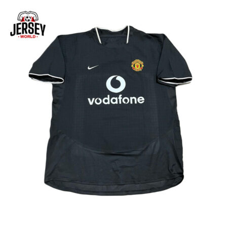 Manchester United 2003-04 Nike Third Kit - Black (Retro Edition)