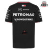 Mercedes F1 Team V-Neck Jersey 24/25- Black