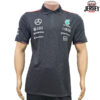 Mercedes F1 Team Polo Shirt 24/25-Black