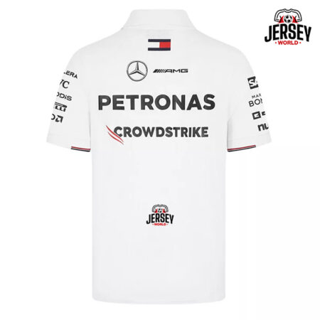 Mercedes F1 Team Polo Shirt 24/25-White