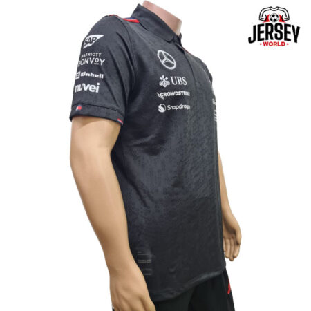 Mercedes F1 Team Polo Shirt 24/25- Black