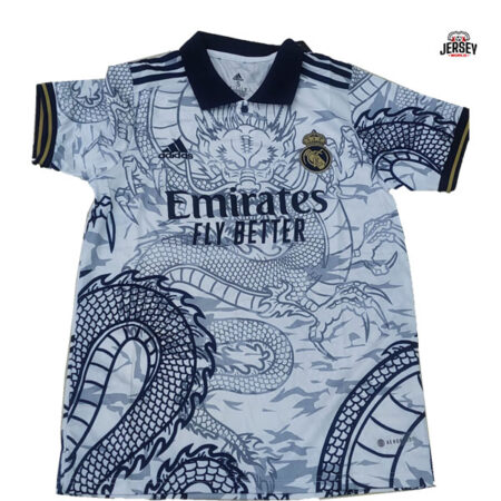 Real Madrid White Dragon Jersey