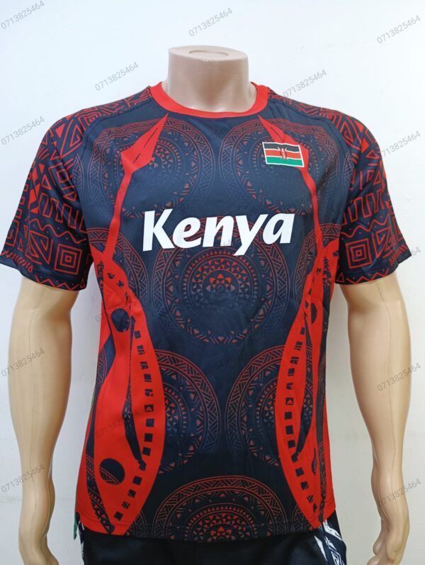 Kenya Rugby Jersey Maasai Shield Edition