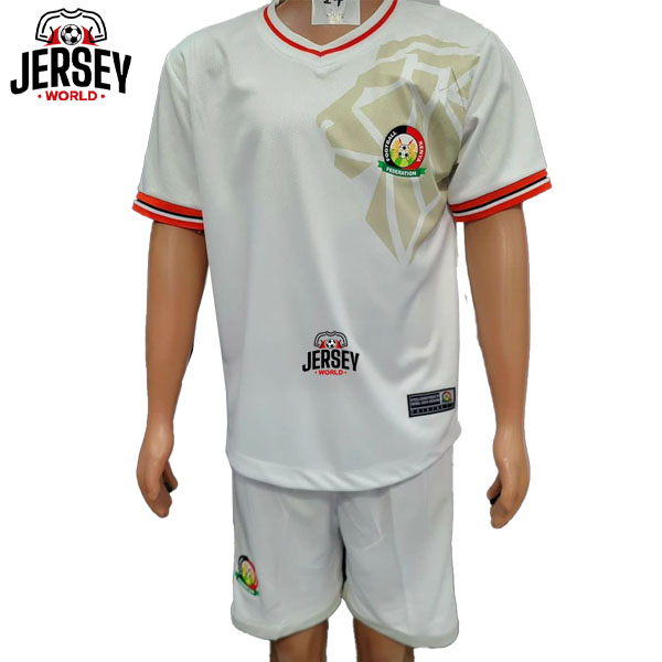 Harambee Stars 2025 Away Kids Kit