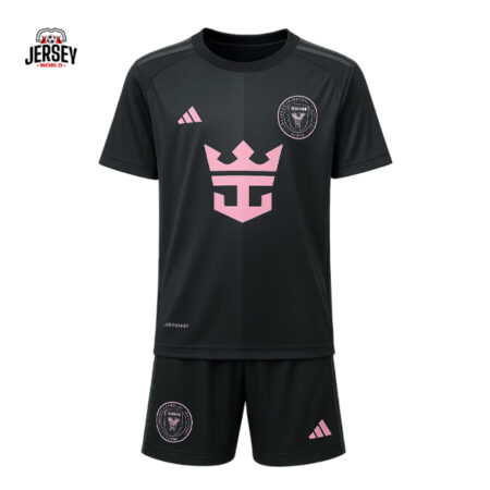 Inter Miami CF 2025 Away kids kit