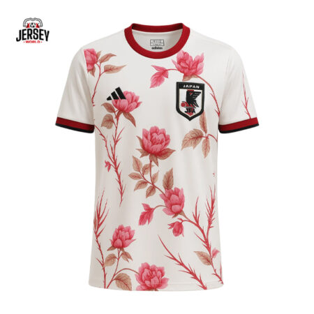 Japan White Rose Edition Football Jersey