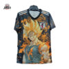 Dragon Ball Z Japan Soccer Jersey - Goku Super Saiyan Edition