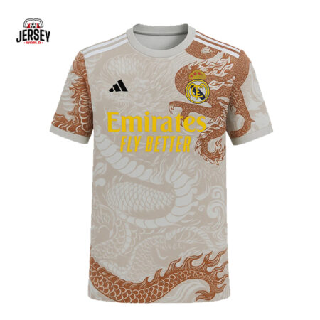 Real Madrid 2025 Dragon Edition Away Jersey