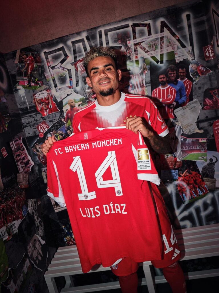 Bayern Munich Signs Luis Díaz from Liverpool in €75M Blockbuster Deal
