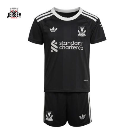 Liverpool FC 2025/26 Away Kids Kit