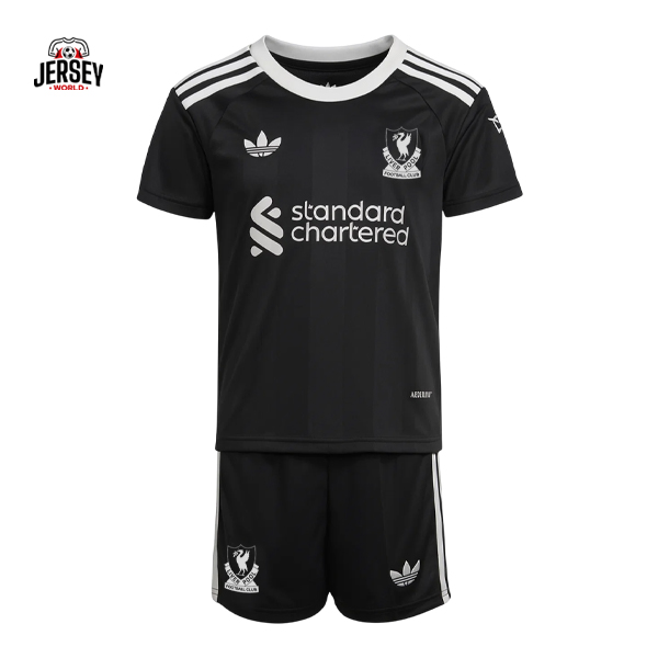 Liverpool FC 2025/26 Away Kids Kit