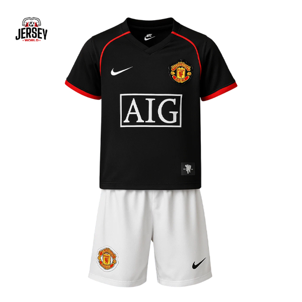 Manchester United 2008 Away Kids Kit