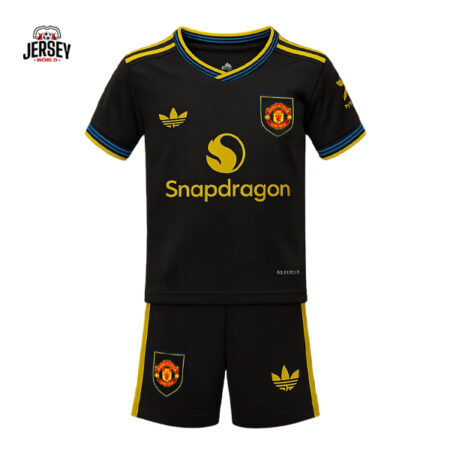Manchester United 2025/26 Kids Third Kit