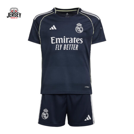 Real Madrid 2025/26 Away Kids Kit