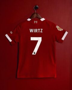 Florian Wirtz will wear NUMBER 7 AT LIVERPOOL