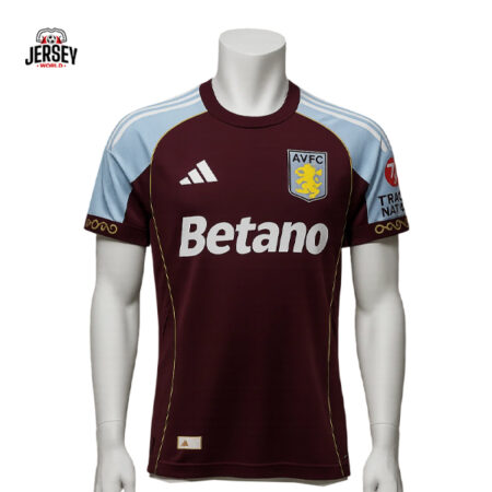 Aston Villa 2025-2026 Home Jersey