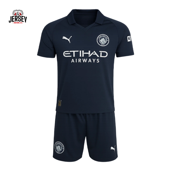 Manchester City 2025/26 Away Kids Kit