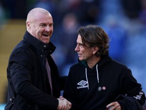 Tottenham hotspurs"Thomas Frank and Sean Dyche