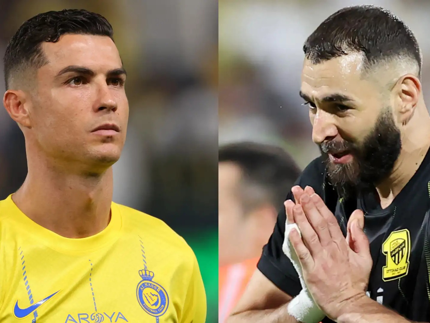 Christiano Ronaldo and Karim Benzema