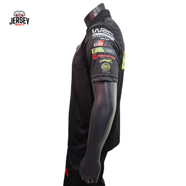 WRC Safari Rally 2026 Polo Shirt - Black