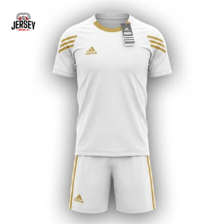 Adidas White & Gold Football Kit