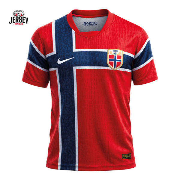 Norway 2026 World Cup Home Jersey