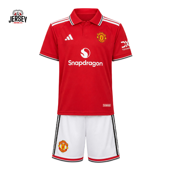 Manchester United 2026/27 Home Kids Kit
