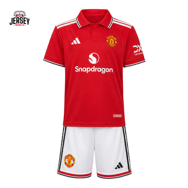 Manchester United 2026/27 Home Kids Kit