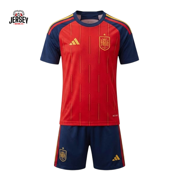 Spain 2026 World Cup Home Kids Kit
