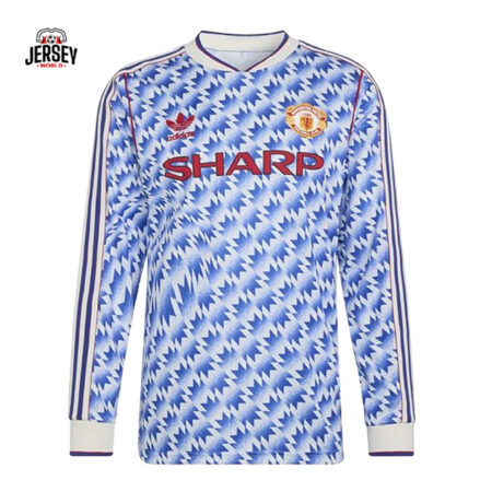 Manchester United 1990/1992 Away Jersey - Long Sleeved Manchester United 1990/1992 Away Jersey - Long Sleeved
