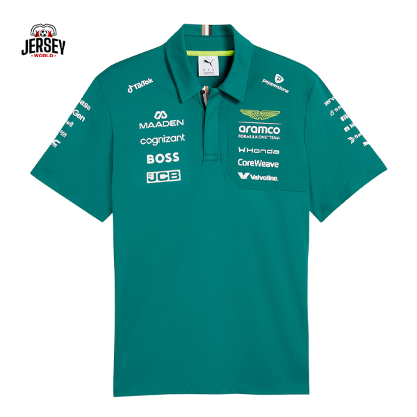 Aston Martin 2026 F1 Team Polo Shirt Aston Martin 2026 F1 Team Polo Shirt
