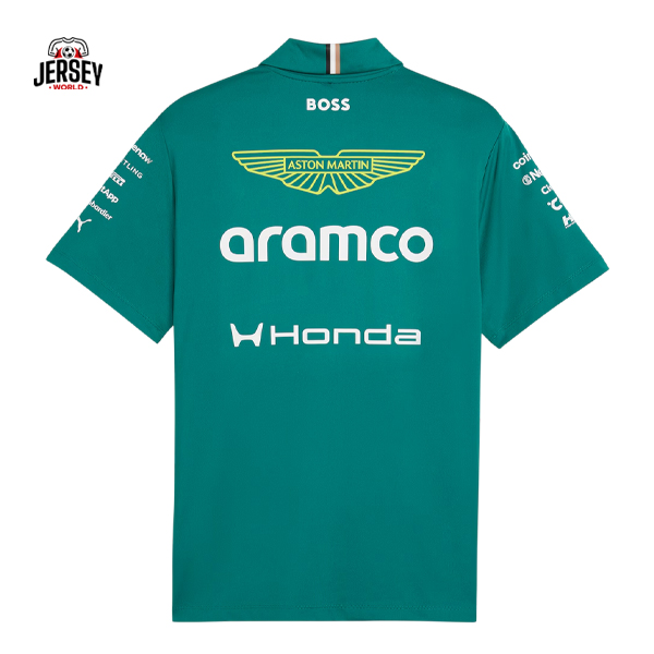 Aston Martin 2026 F1 Team Polo Shirt Aston Martin 2026 F1 Team Polo Shirt