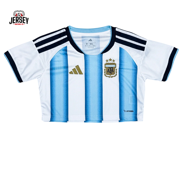 Argentina 2026 Home Crop Top Argentina 2026 Home Crop Top
