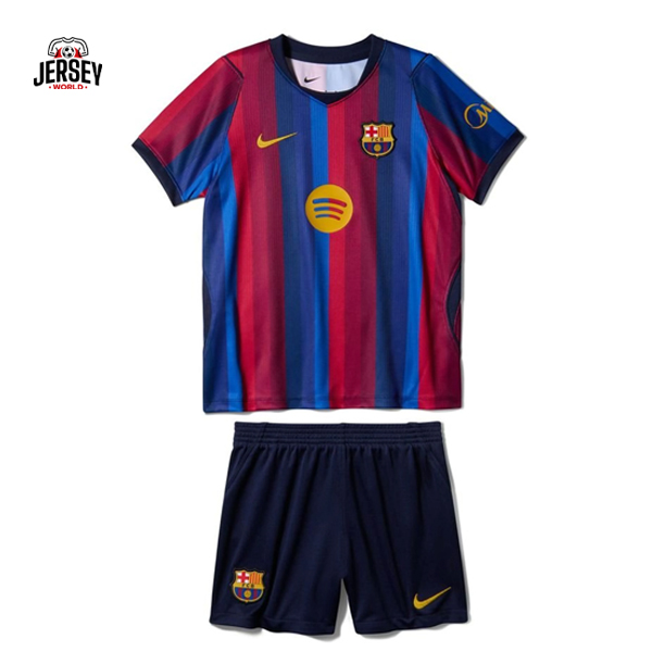 FC Barcelona 2026/27 Home Kids Kit FC Barcelona 2026/27 Home Kids Kit