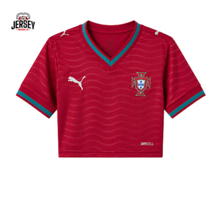 Portugal 2026 Home Crop Top Portugal 2026 Home Crop Top
