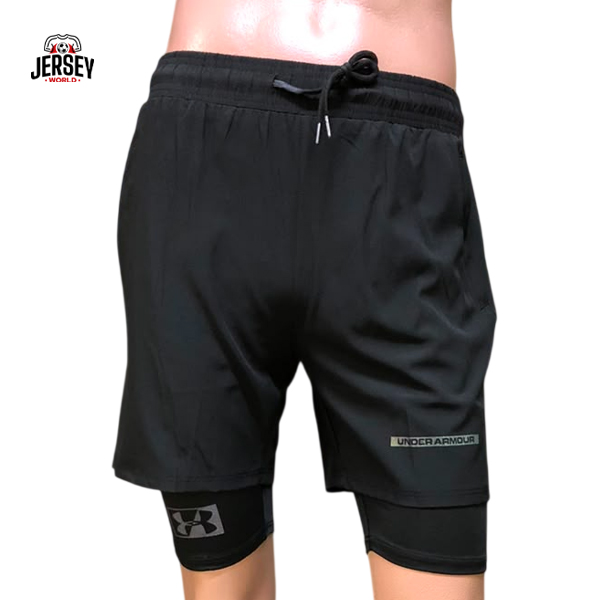 Under Armour 2-in-1 Training Shorts - Black