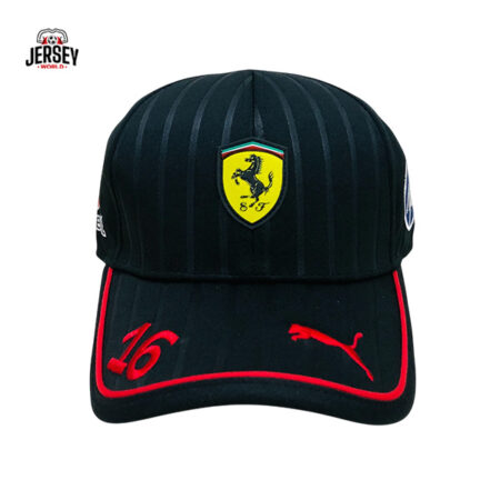 Black Ferrari #16 Baseball Cap Black Ferrari #16 Baseball Cap
